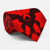 Zijderzijde van de drager van de Vampire Gentlemen Stropdas (Opgerold)