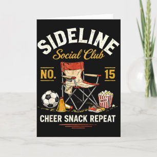Zijlijn Sociale Club Cheer Snack Herhaal Voetbal M Kaart