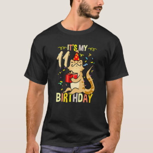 Zijn 11e verjaardag met drakenhagedis t-shirt