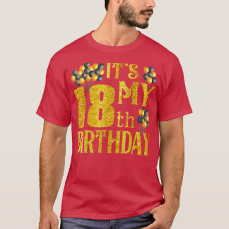 Zijn 18e verjaardag Happy 2004 Birthday T-shirt vo