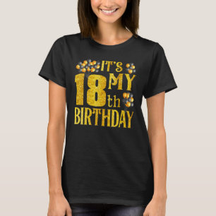 Zijn 18e verjaardag Happy 2004 Birthday T-shirt vo