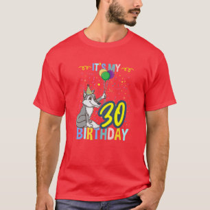 Zijn 30e verjaardag Wolf Lover T-shirt