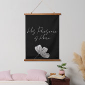 Zijn aanwezigheid is hier botanische bijbelkunstsc hangend wandkleed (Slaapkamer)