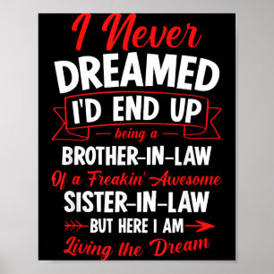 Zijn als een zwager van een fantastische zus poster