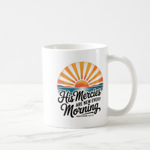 Zijn barmhartigheden zijn elke morgen nieuw Klaagl Koffiemok
