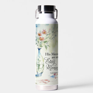 Zijn barmhartigheden zijn elke morgen nieuw waterfles