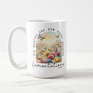 Zijn barmhartigheden zijn nieuw christelijke Bijbe Koffiemok