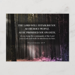 Zijn belofte (Deuteronomie 28:9) Briefkaart