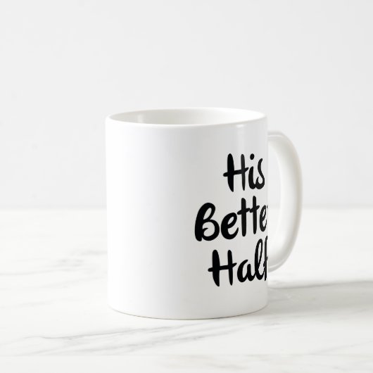Zijn betere helft koffiemok (Voorkant rechts)