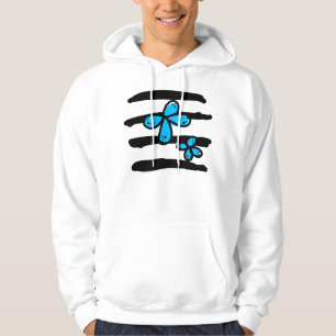 Zijn blauw hoodie