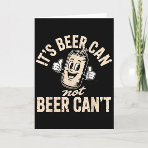 Zijn Blikje Bier Niet Bier Kan Niet Kaart