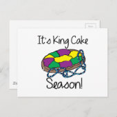 Zijn Cake van de Koning Briefkaart (Voorkant / Achterkant)