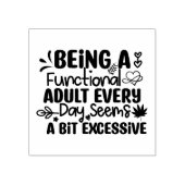 Zijn een Functioneel Volwassene Stempel (Afrduk)