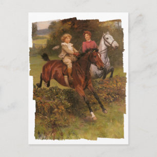 Zijn eerste hek briefkaart