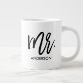 Zijn eigen gepersonaliseerde extra grote beker (Rechts)