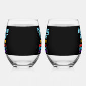 Zijn en haar aangepaste genre leesmodus wijnglas zonder voet (Links)