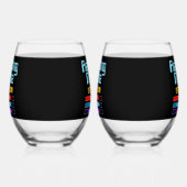 Zijn en haar aangepaste genre leesmodus wijnglas zonder voet (Rechts)