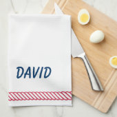 Zijn en haar Anchor Towel Theedoek (Quarter Fold)