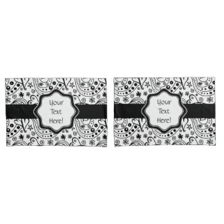 Zijn en haar gepersonaliseerde harten houden van p kussensloop