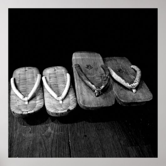 Zijn en Haar Japanse Sandalen Poster (Voorkant)