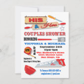 Zijn en haar paar stellen gereedschap Keukenschoen Kaart (Voorkant)