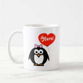 Zijn en haar pinguïn mokken | overeenkomende set (Links)