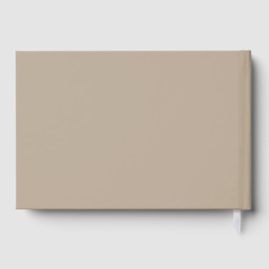 Zijn en haar Sandals Beach bruiloft Gastenboek (Achterkant)