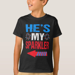 Zijn en haar Shirten van 4 juli koppels zijn mijn T-shirt