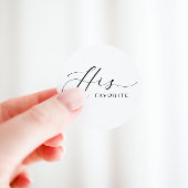 Zijn favoriete partij voor Stickers een script let