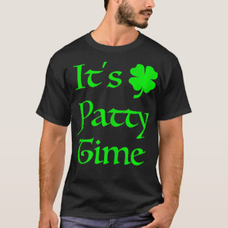 Zijn feesttijd St Saint Patricks Paddys Patty Day T-shirt