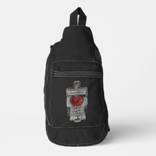 Zijn geboden onderhouden sling bag
