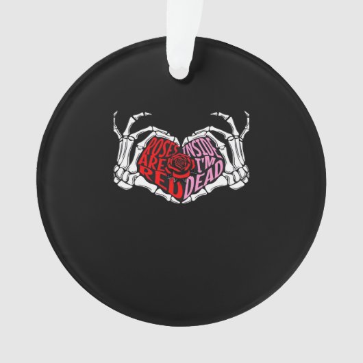 Zijn gelezen Inside I'm Dead - Sarcastische Valent Ornament (voorkant)