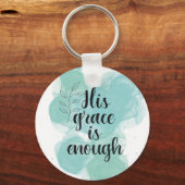 Zijn genade is genoeg sleutelhanger (Voorkant)
