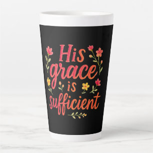 Zijn genade is Toereikend Latte Mok