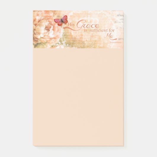 Zijn genade is toereikend post-it® notes (Voorkant)