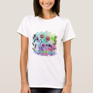 Zijn genootschappen zijn elke ochtend nieuw t-shirt