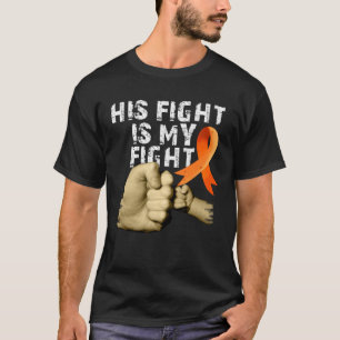 Zijn gevecht is mijn gevecht MS multiple sclerose T-shirt