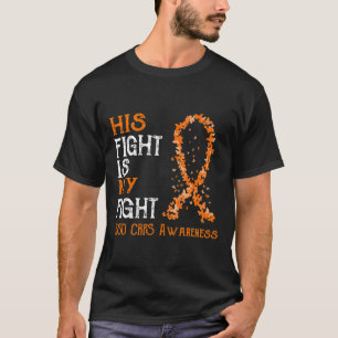 Zijn gevecht is mijn gevecht RSD CRPS Awareness 3 T-shirt