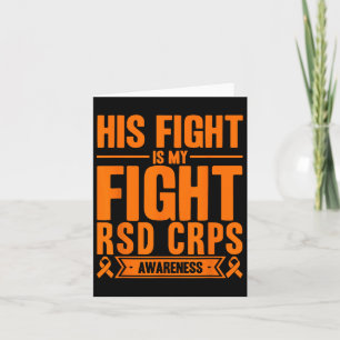 Zijn gevecht is mijn gevecht RSD CRPS Awareness 4 Kaart