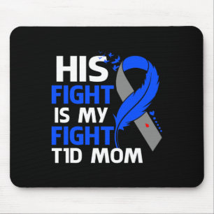 Zijn gevecht is mijn T1D mam type 1 diabetes in oo Muismat