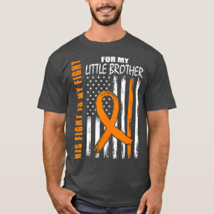 Zijn gevecht is mijn vechtje broederleukemie t-shirt
