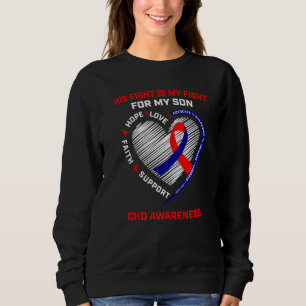 Zijn gevecht is mijn 'Vight Son CHD Heart Disease Trui