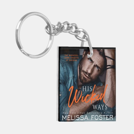 Zijn goddeloze manieren Keyring Sleutelhanger (Voorkant Links)