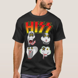 Zijn grappige Snake Lover Rock and Roll Band idee T-shirt
