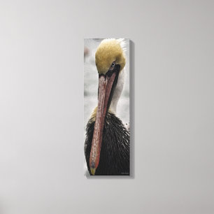 Zijn grond vasthouden canvas afdruk