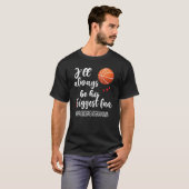 Zijn grootste fan van Basketball Grootma 1 T-shirt (Voorkant volledig)