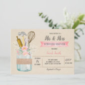 Zijn haar douchekaart kaart (Staand voorkant)