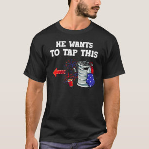Zijn & haar Naughty USA Outfit Matching Couples 4e T-shirt