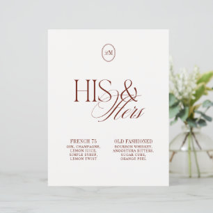 Zijn & Haar Signature Cocktails Roest Bruiloft Bor