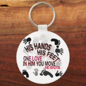 Zijn handen sleutelhanger (Voorkant)